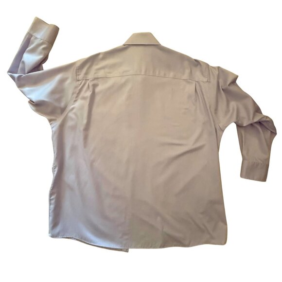 Joseph Abboud Mens Dress Shirt Size XL XXL Button Up Regular Fit Lavender Cotton - Picture 6 of 7